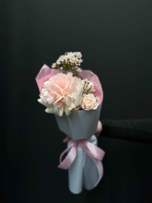 Букет #24 с французской розой