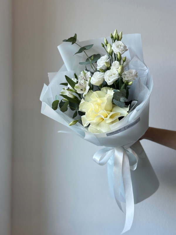 Букет#105 с французской розой