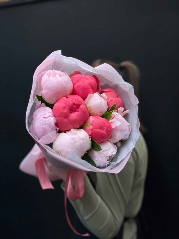 Букет #287 Микс пионов