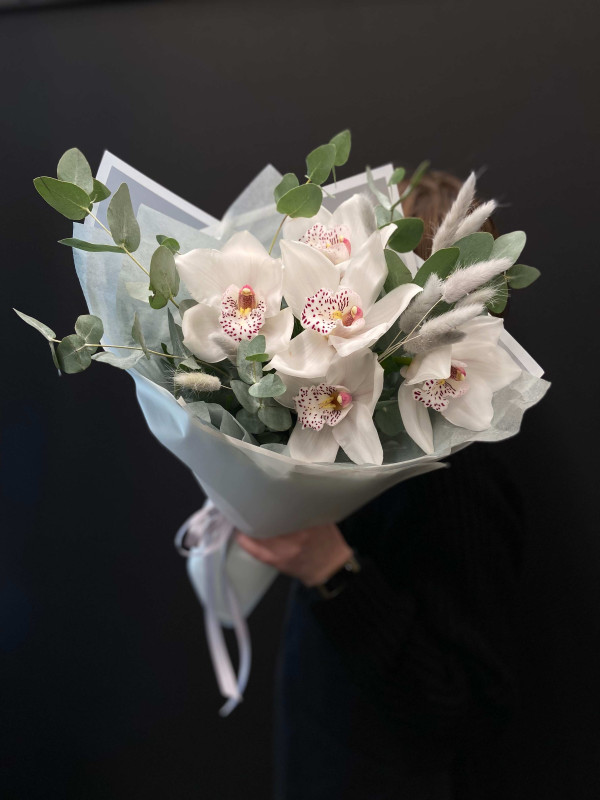 Букет #402 с цимбидиумом