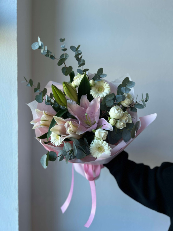 Букет #4 лилия и герберы