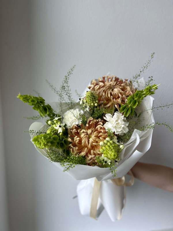 Букет #614 с хризантемой Виенна