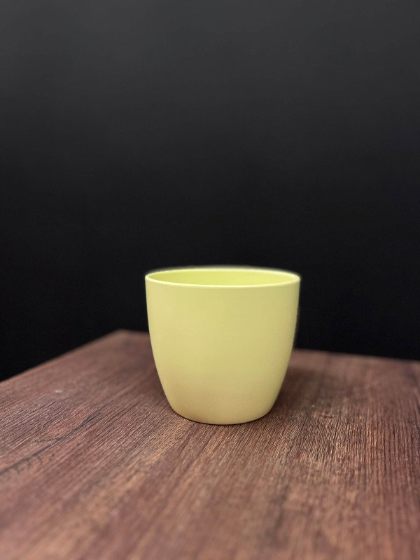 Кашпо керамическое "Крем" d 12.5 см