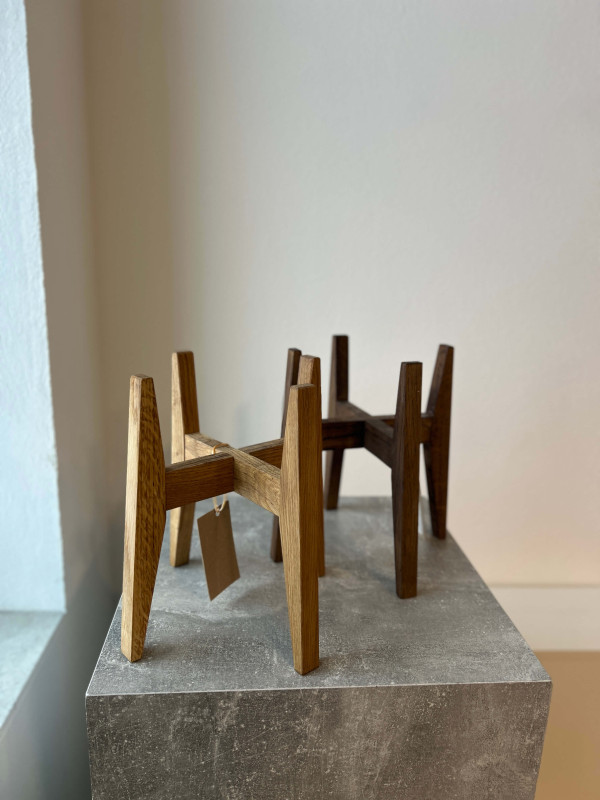 Подставка для растений - деревянная 26 см