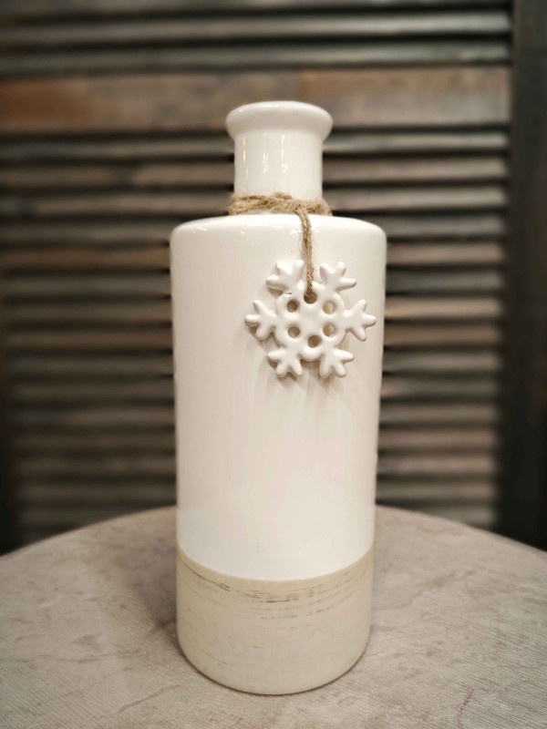 Ваза с подвеской "снежинка" 28 см