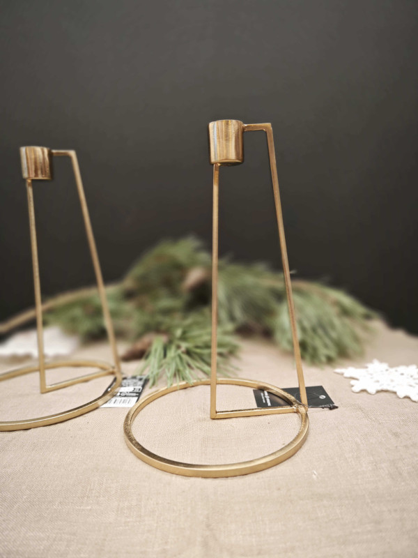 Подсвечник Медный 20 см