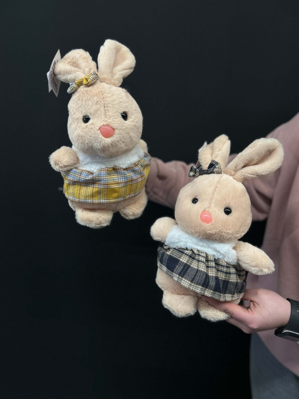 Игрушка Кролик 30 см с бантиком