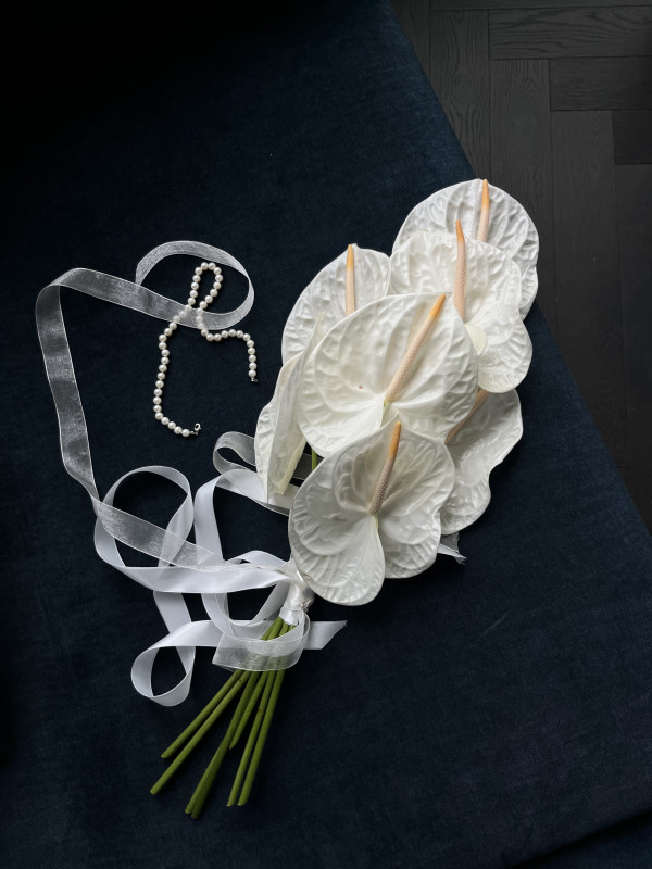 Букет невесты #31 из антуриума