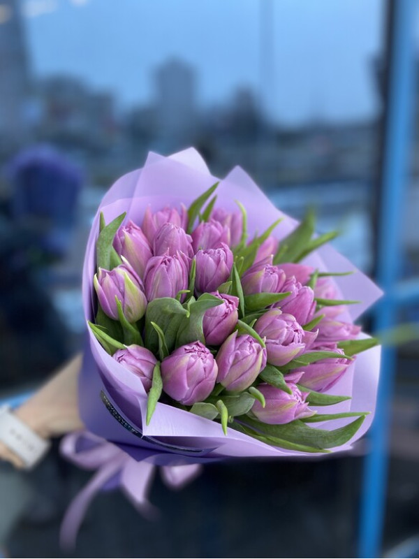 Букет #176 из тюльпанов