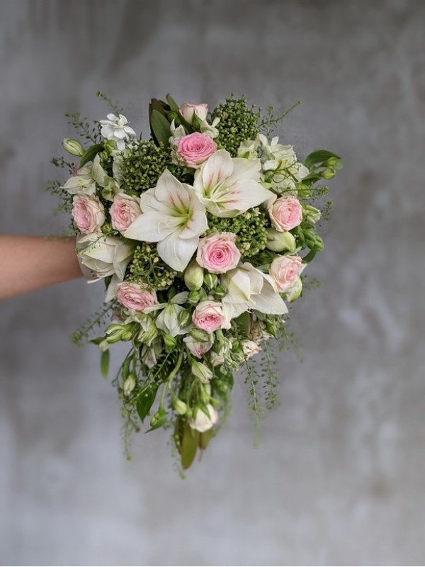 Букет невесты #12 с амариллисом