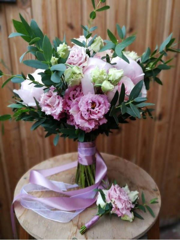 Букет невесты #2 с пионом