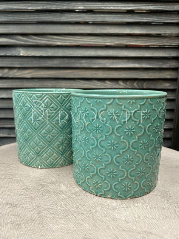 Кашпо керамическое "Тиффани" d 13 см