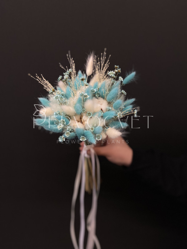 Букет невесты #40 из сухоцветов