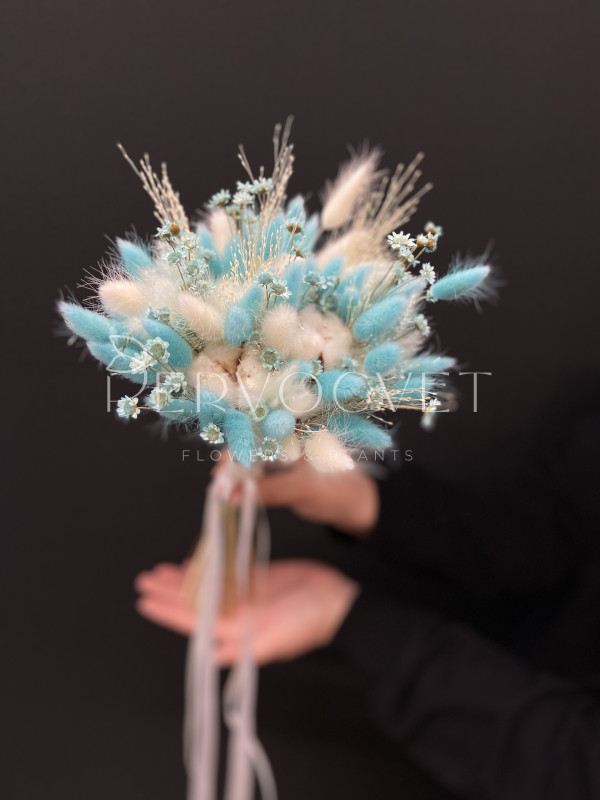 Букет невесты #40 из сухоцветов