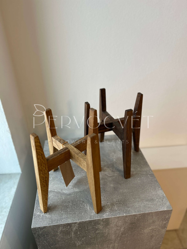 Подставка для растений - деревянная 26 см