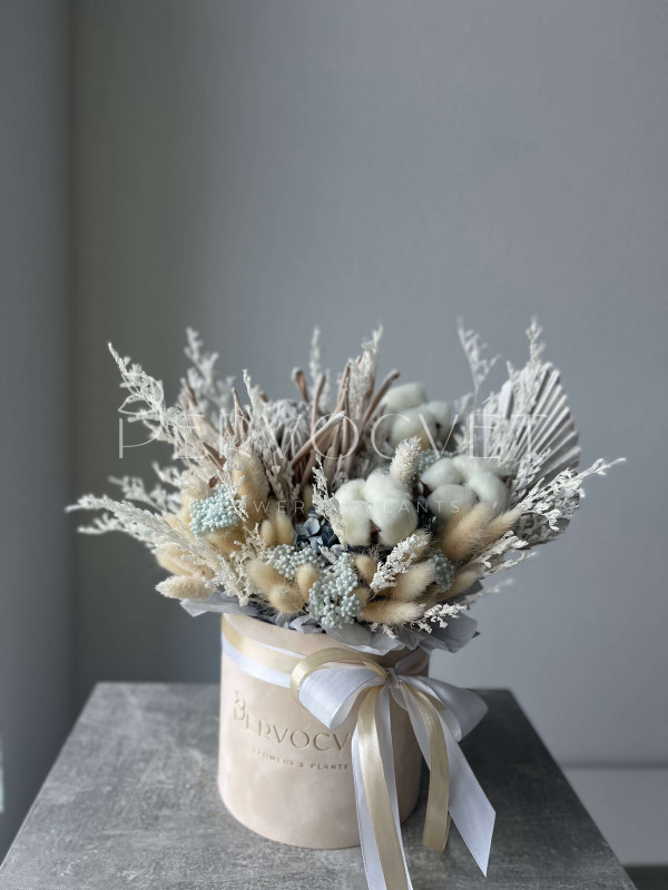 Композиция из сухоцветов #11 с протеей