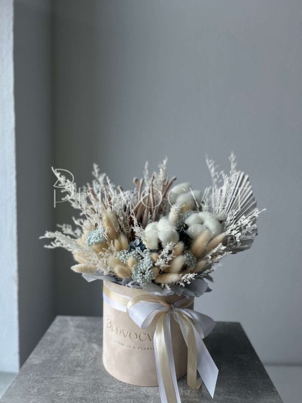 Композиция из сухоцветов #11 с протеей