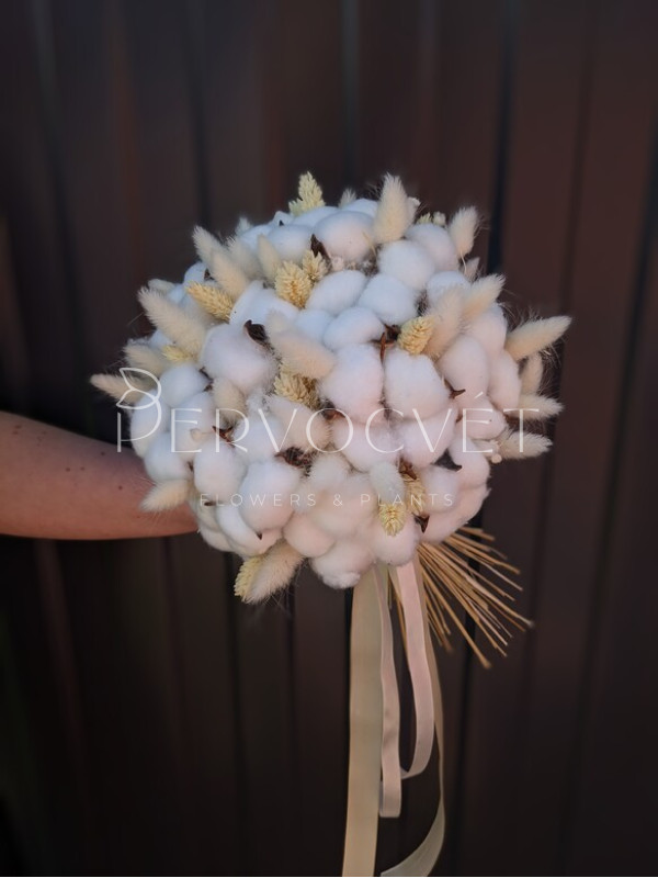 Букет невесты #17 из сухоцветов