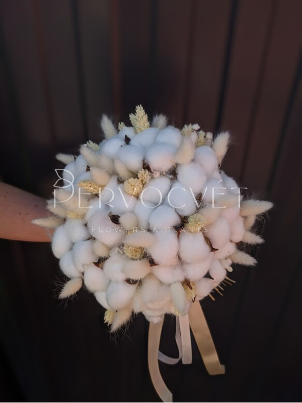 Букет невесты #17 из сухоцветов