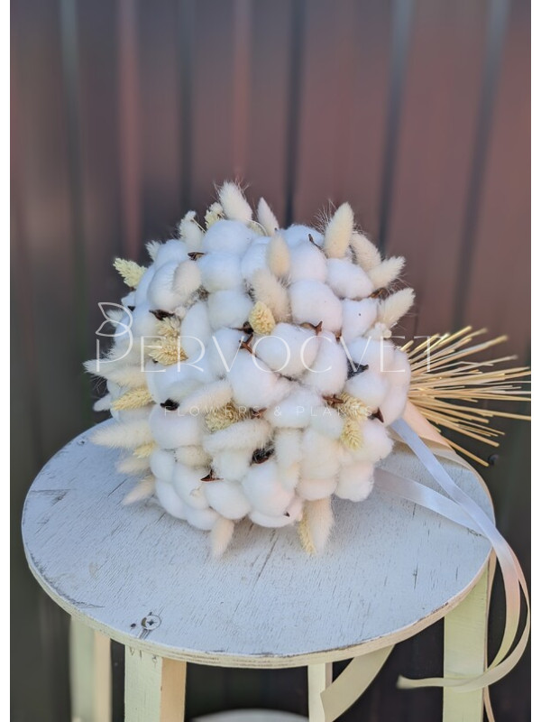Букет невесты #17 из сухоцветов