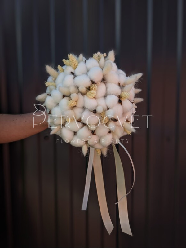 Букет невесты #17 из сухоцветов