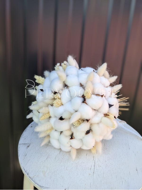 Букет невесты #17 из сухоцветов