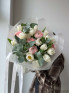 Букет #278 ранункулюс и белый тюльпан