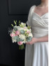 Букет невесты #32 пионовидная роза и диантус