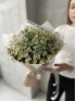 Букет #162 из танацетума и оксипеталума
