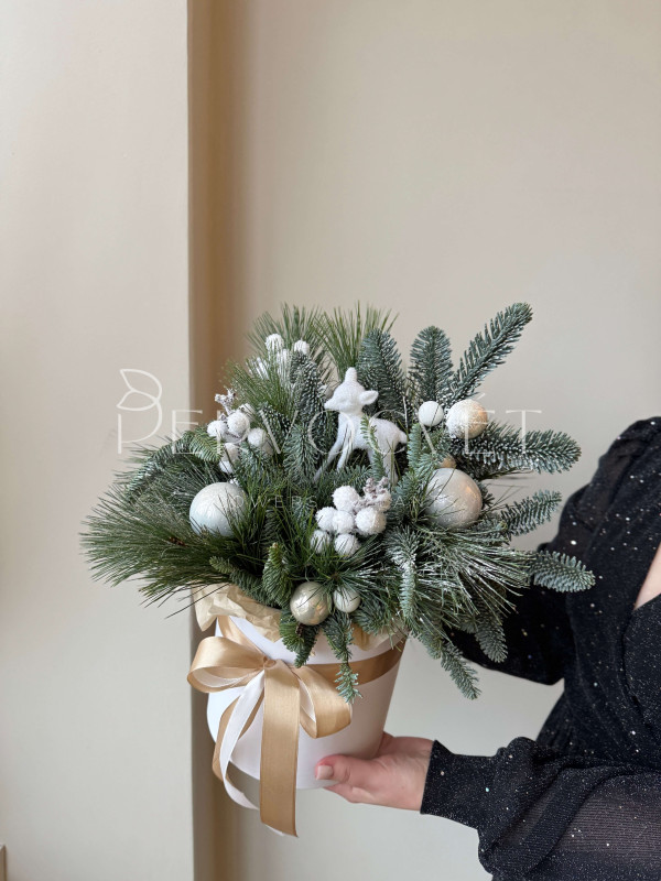 Новогодняя композиция #112 с олененком