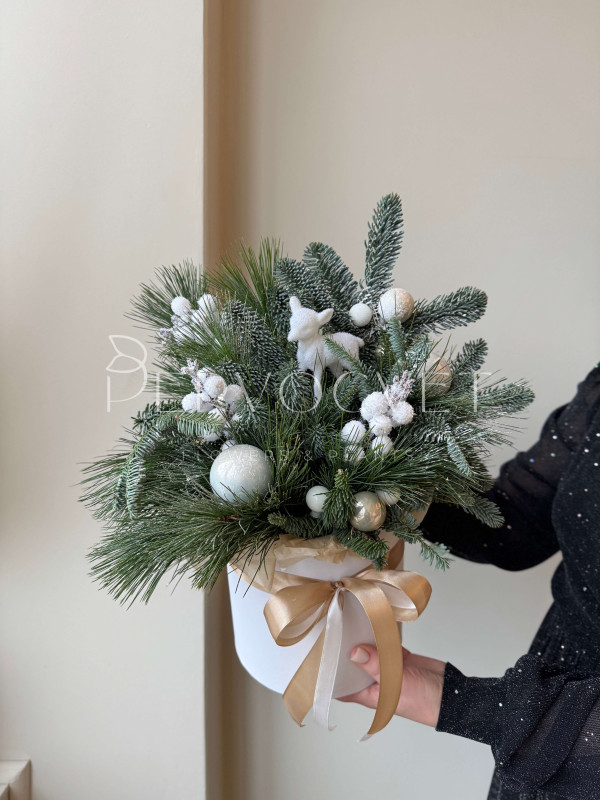 Новогодняя композиция #112 с олененком