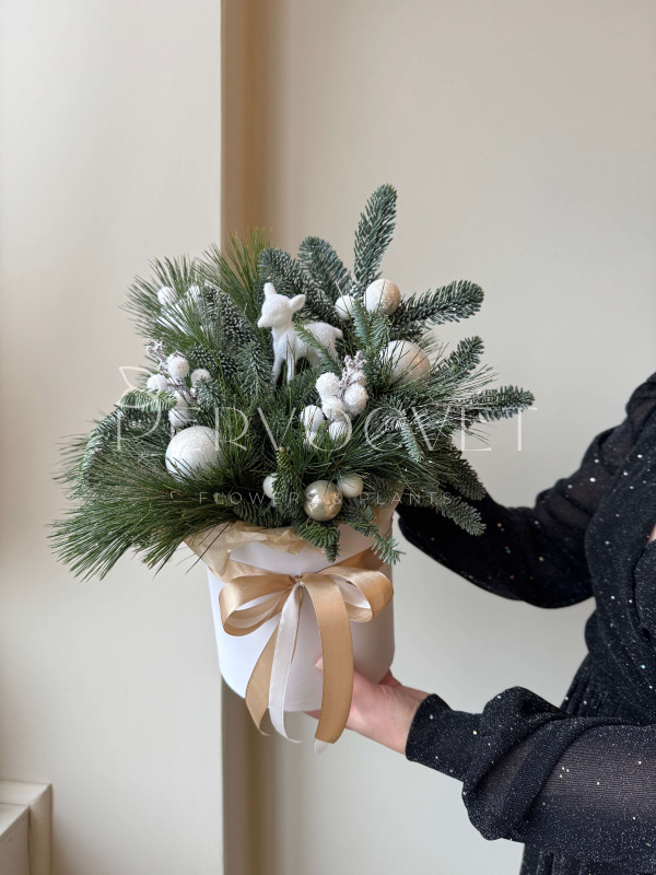 Новогодняя композиция #112 с олененком