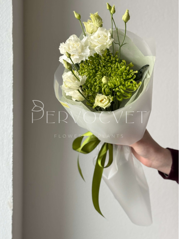 Корпоративный букет #4 с хризантемой (от 5 букетов)