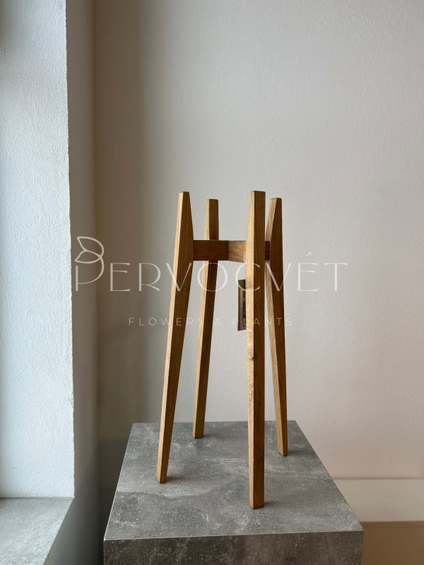 Подставка для растений - деревянная 53 см