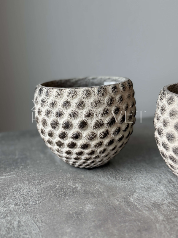 Кашпо керамическое "Профитроль" d 10 см