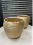 Кашпо керамическое "Золото" d 15 см