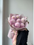 Букет #608 из розовых георгинов