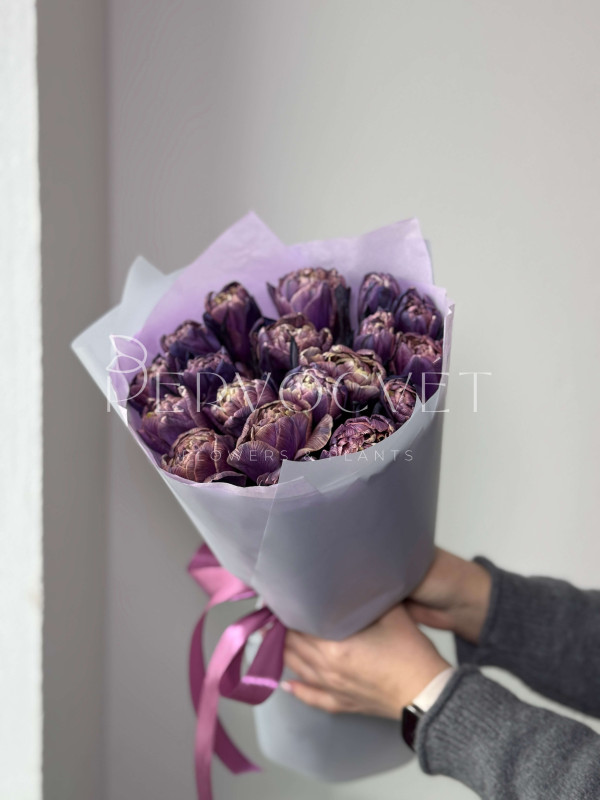 Букет #212 космические тюльпаны