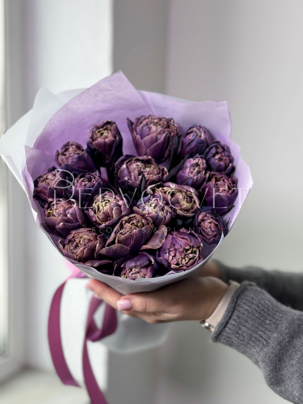 Букет #212 космические тюльпаны