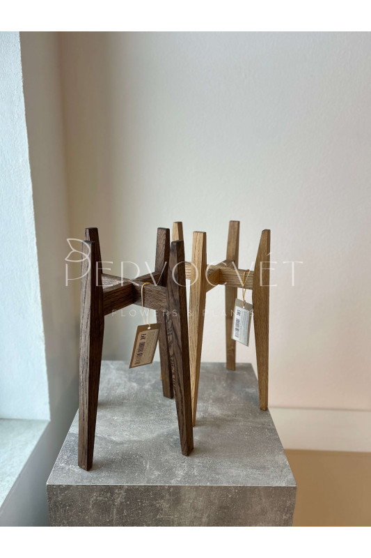 Подставка для растений - деревянная 38 см