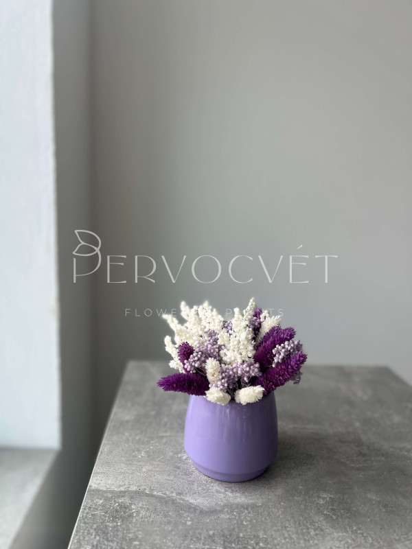 Маленькая композиция из сухоцветов #40