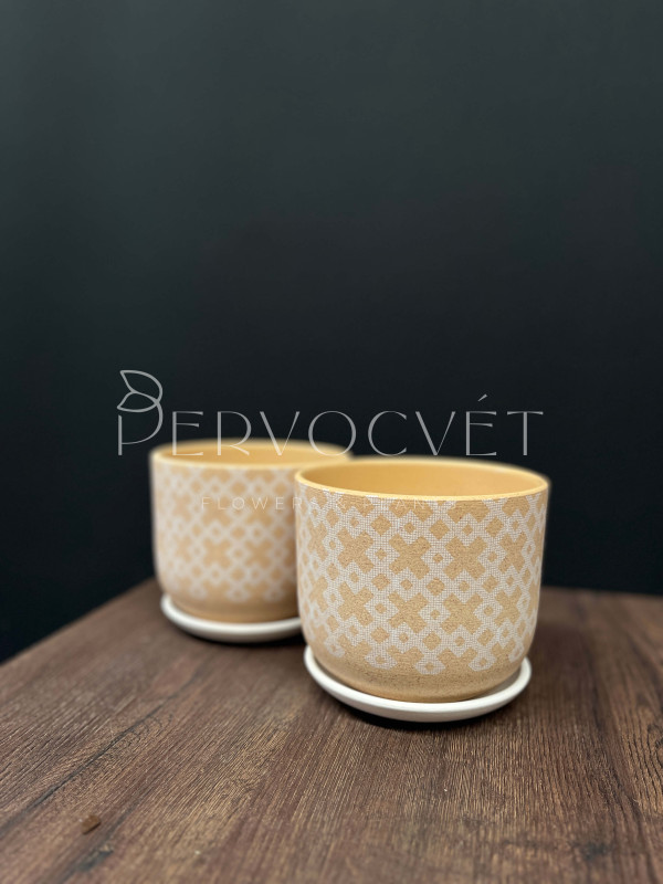 Горшок керамический (Кросс Бук Терракота) D14 см