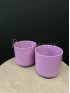 Кашпо керамическое (сиреневое) d 15 см