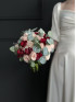 Букет невесты #34 розы и озотамнус