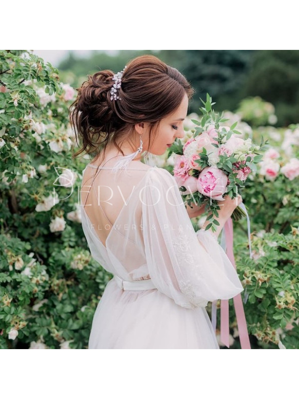 Букет невесты #2 с пионом