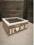 Шкатулка "Home" 18х18 см