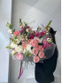 Букет XXL #104 с ранункулюсом и эустомой