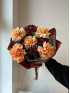 Букет #254 французская роза и хризантема Бигуди