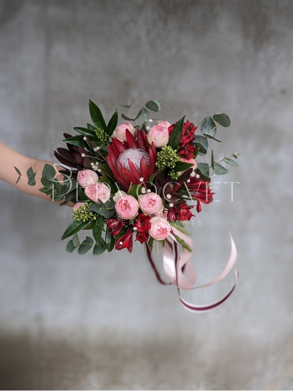 Букет невесты #11 с протеей