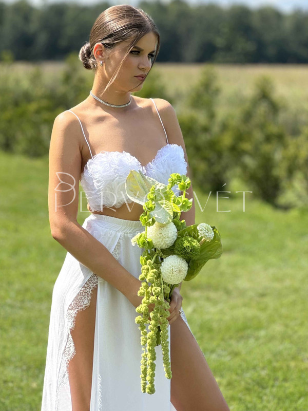 Букет невесты #43 авторский с амарантом